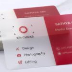 translucent business cards